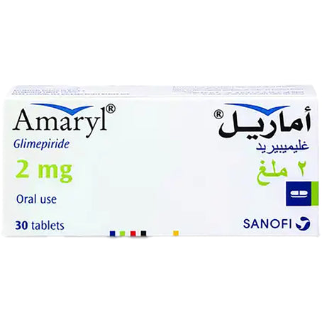 AMARYL 2mg Tabs 30'S