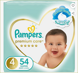 Pampers Premium Care Diapers Size 4 9-14 kg 54 Pieces