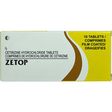 ZETOP 10mg TABS 10'S