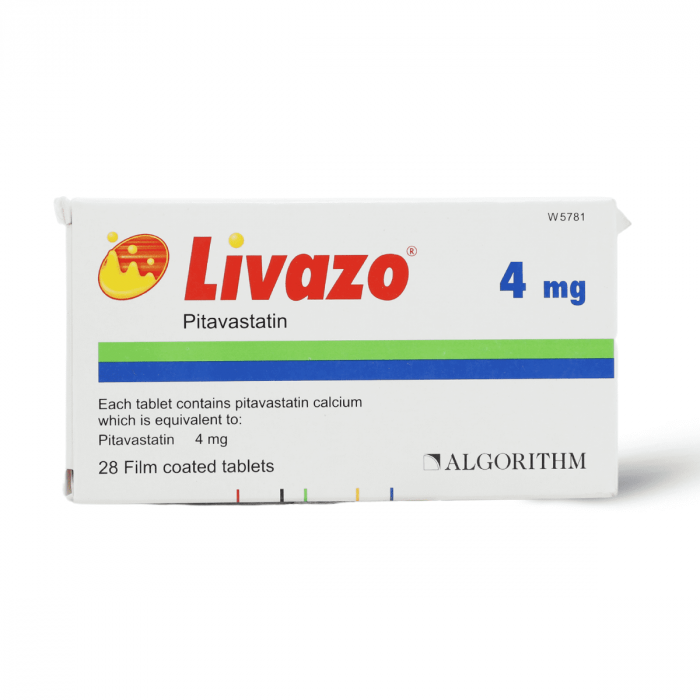 LIVAZO 4MG TABS 28S