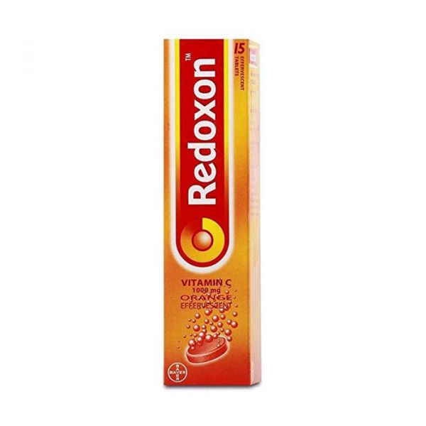 REDOXON EFFERVESCENT ORANGE 1GM TAB 15S - Bait Al Dawaa