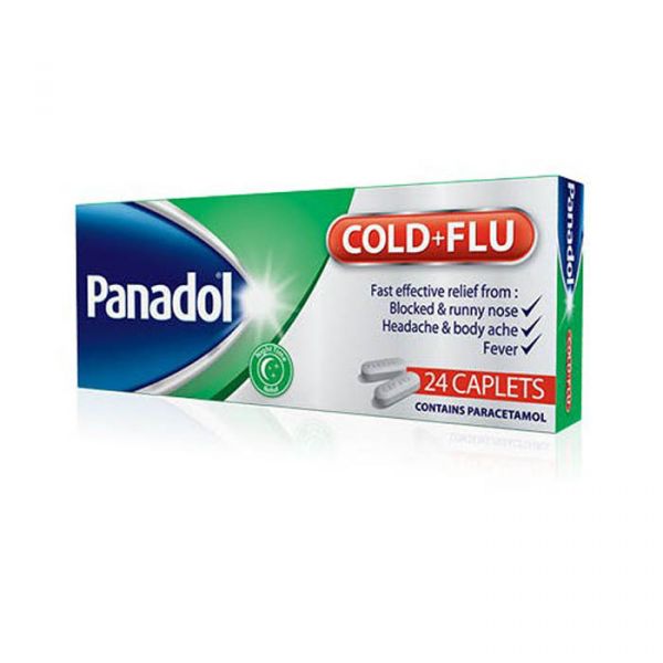 PANADOL COLD&FLU NIGHT 24S GREEN - Bait Al Dawaa