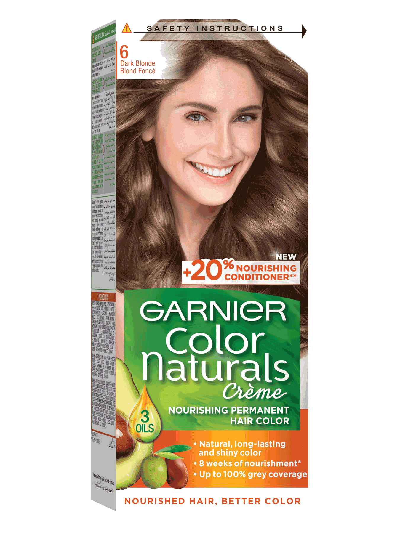 GARNIER COLOR NATURAL CREME 6 DARK BLONDE - Bait Al Dawaa