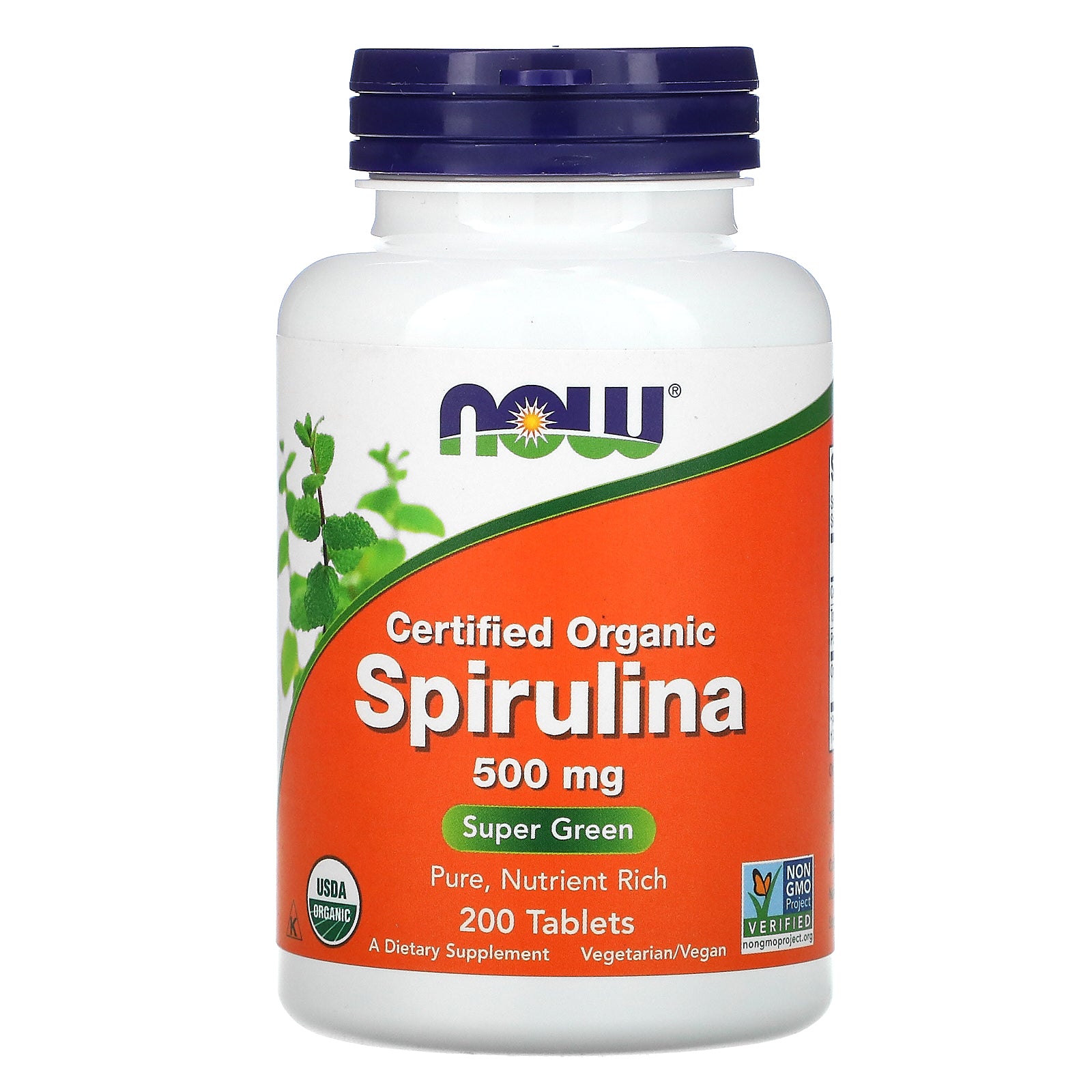 NOW SPIRULINA 500MG 200S - Bait Al Dawaa