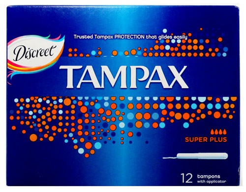 TAMPAX SUPER PLUS 12
