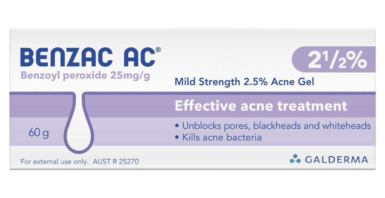 BENZAC AC 2.5% GEL 60g - Bait Al Dawaa