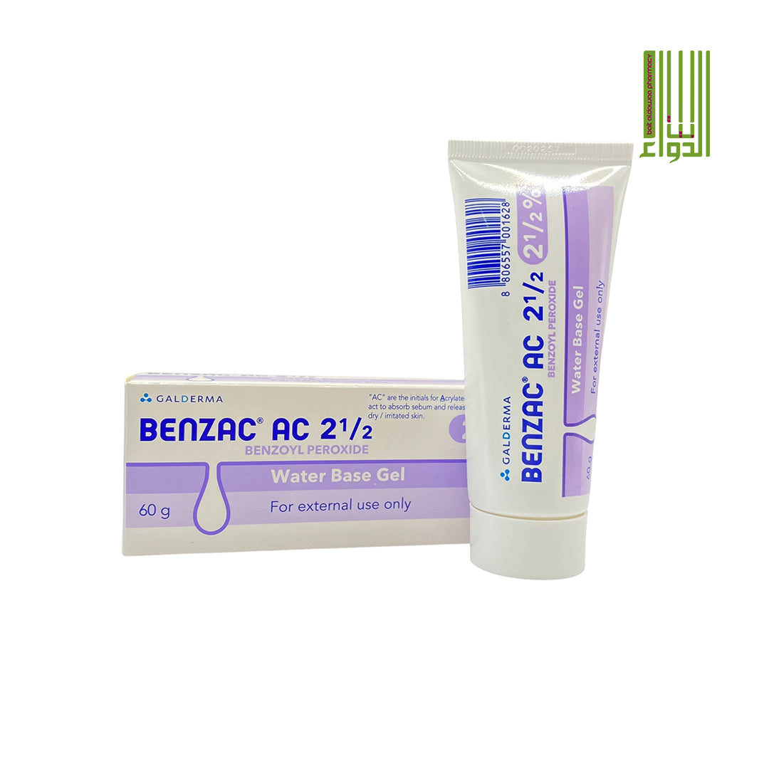 BENZAC AC 2.5% GEL 60g - Bait Al Dawaa