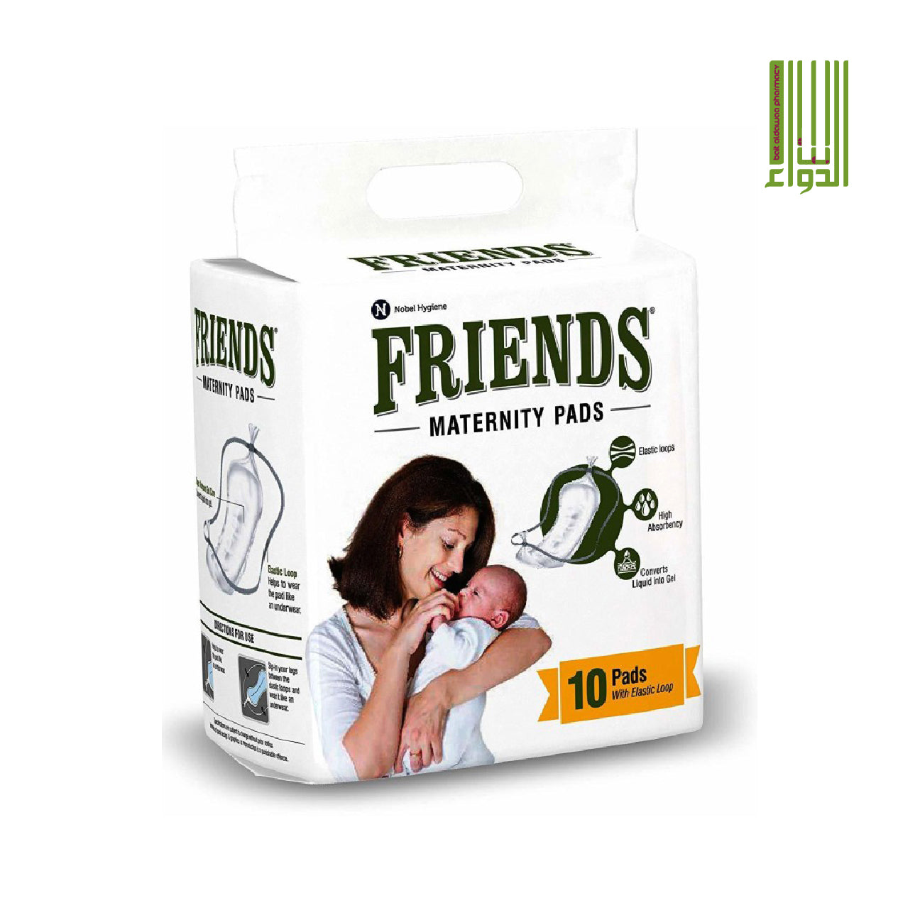FRIENDS MATERNITY PADS 10'S
