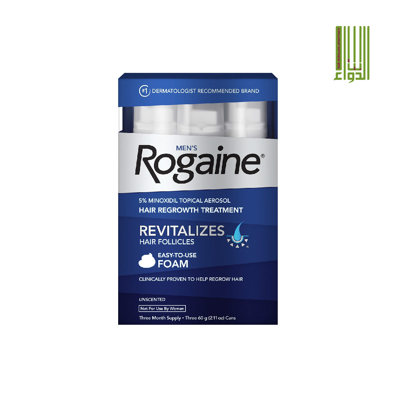 Regaine for MEN 5% MINOXIDIL TOPICAL FOAM (2+1)