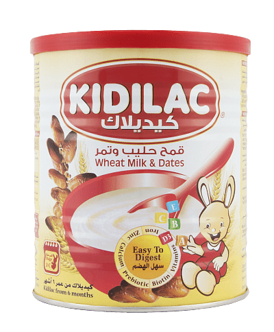 KIDILAC BABY CEREAL WHEAT MILK & DATES 400G
