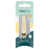 Qvs ( Truyu ) Nail Clipper (Curved Blades) Gold Plated