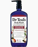 Dr Teal's Epsom Salt Bath and Shower Body Wash with Pump - Shea Butter and Almond Oil