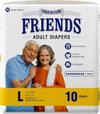 FRIENDS ADULT DIAPER PREMIUM PLUS L