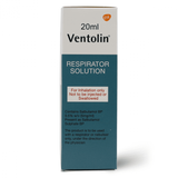 Ventolin Respirator Solution 20ml