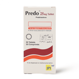PREDO 25MG TABS 30s