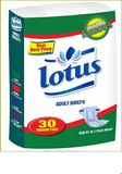 LOTUS ADULT DIAPER MEDIUM 30S
