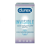 DUREX INVISIBLE EXTRA 12'S