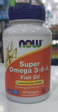 Now Super Omega 3-6-9 Sgels 90'S