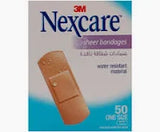 NEXCARE SHEER BANDAGES ASSORT 50'S