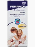 FERRATE 20MG IRON 100ML SYRUP