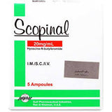 SCOPINAL 20mg/ml Ampoules Inj 5'S