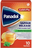 PANADOL COLD FLU VAPOUR. RELEASE SACHETS 10S