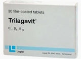 Trilagavit Vitamin B1, B6, B12 Supplement Tablets - Pack of 30's