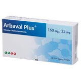 Arbaval Plus 160mg/25mg 28 Tablets