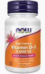 NOW VIT D-3 4000 IU 120 SGELS - Bait Al Dawaa
