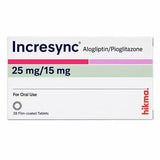 INCRESYNC 25MG/15MG