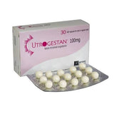 UTROGESTAN 100MG CAP 30S