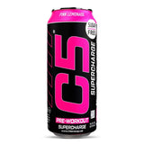 C5 Supercharge Pre-workout Drink, Pink Lemonade, 473 Ml, Sugar Free Performance Boost