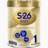 S-26 Gold Stage 1 Infant Formula Tin, From 0-6 Months, 800g