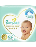 PAMPERS PREMIUM CARE 3 MIDI 62S