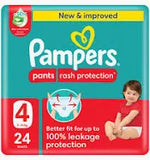 PAMPERS RASH PROTECTTION PANTS S4 24S