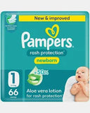 PAMPERS RASH PROTECTTION S1 66S