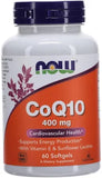 NOW COQ10 400MG+VITE+SUNFLOWER 60'S