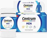 Centrum Men's Multivitamin Supplement Tablets, Pack of 100's