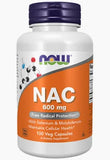 NOW NAC-ACETYL CYSTEINE 600MG 100'S