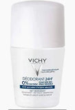 Vichy roll-on deodorant for sensitive skin aluminum free 24h 50ml