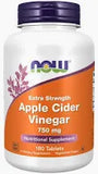 NOW APPLE CIDER VINEGAR 750MG 180'S