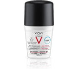 Vichy Homme 48 Hour Anti-Perspirant, Anti-Stain Alcohol Free Deodorant Roll On 50ml