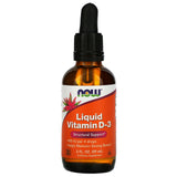 NOW LIQUID VIT D-3 2 FLOZ 59 ML - Bait Al Dawaa