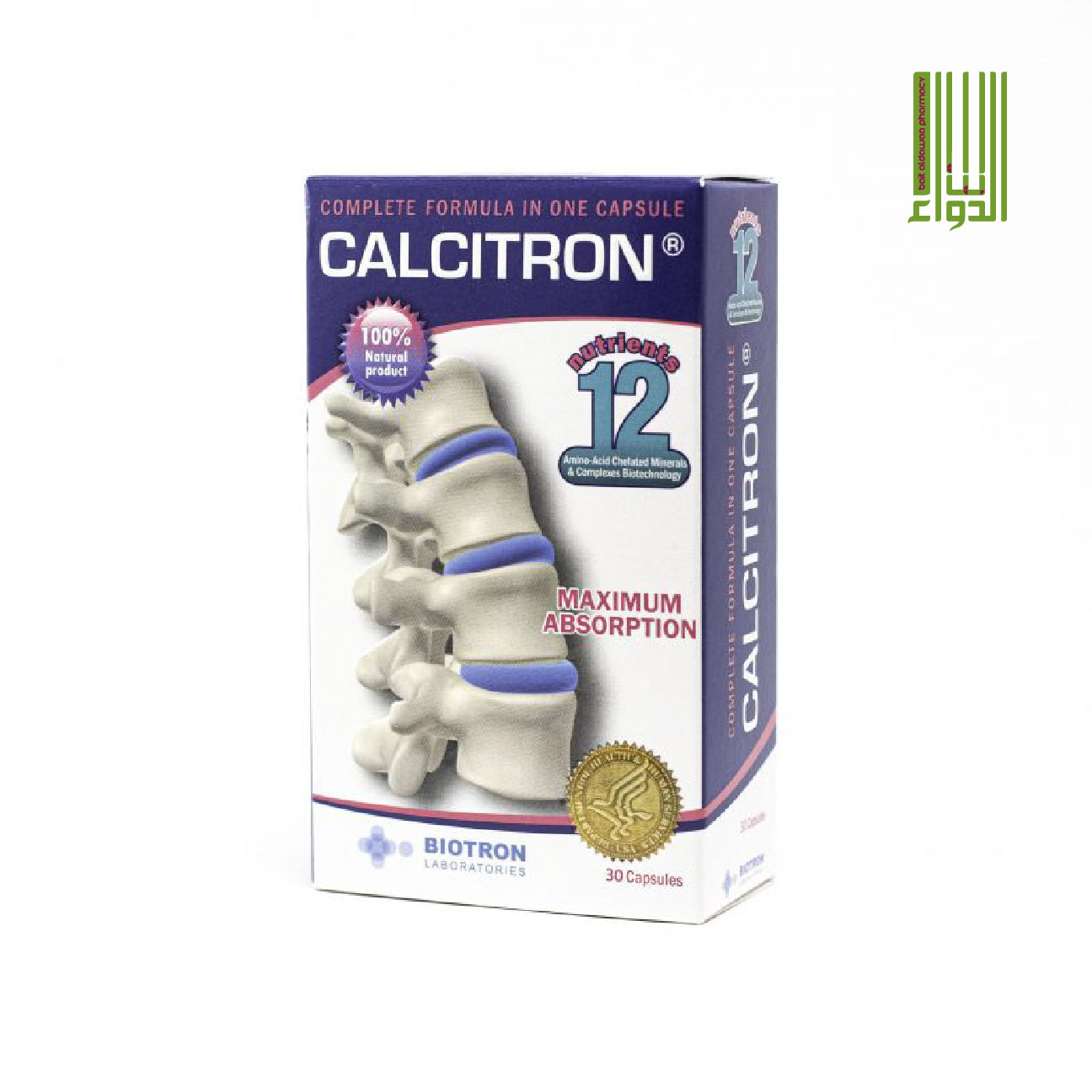 Calitron CALCITRON 30 CAPS – Bait Al Dawaa Pharmacy L.L.C.SP