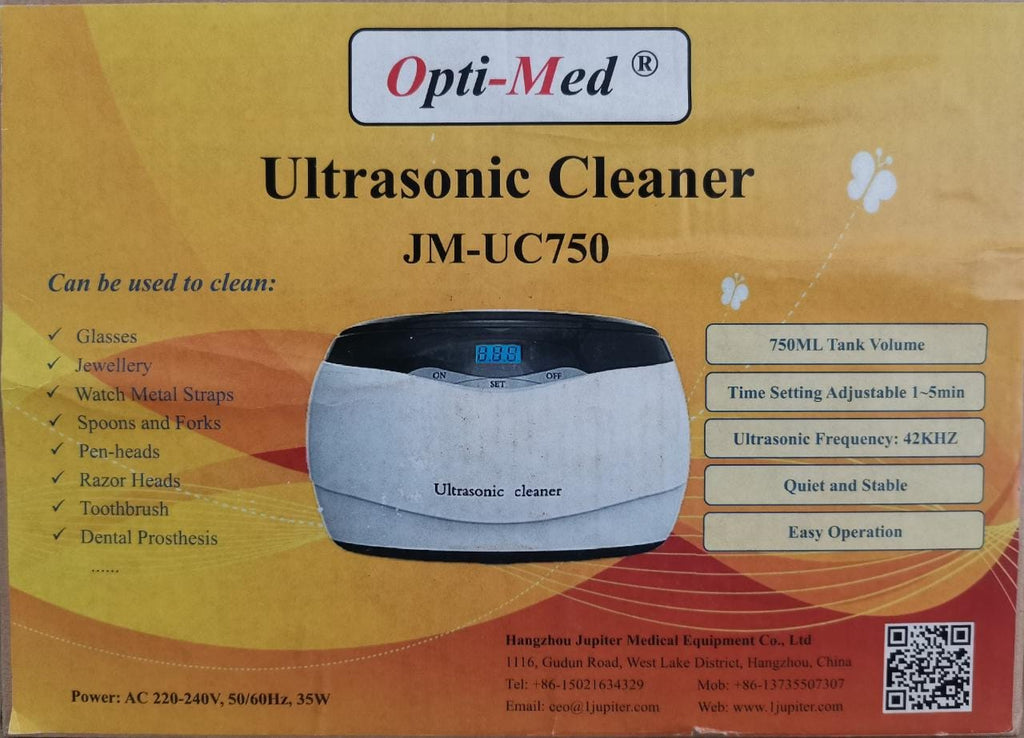 Jm Instrument Cleaner Opti-Med Ultrasonic Cleaner JM-UC750 – Bait Al Dawaa Pharmacy L.L.C.SP
